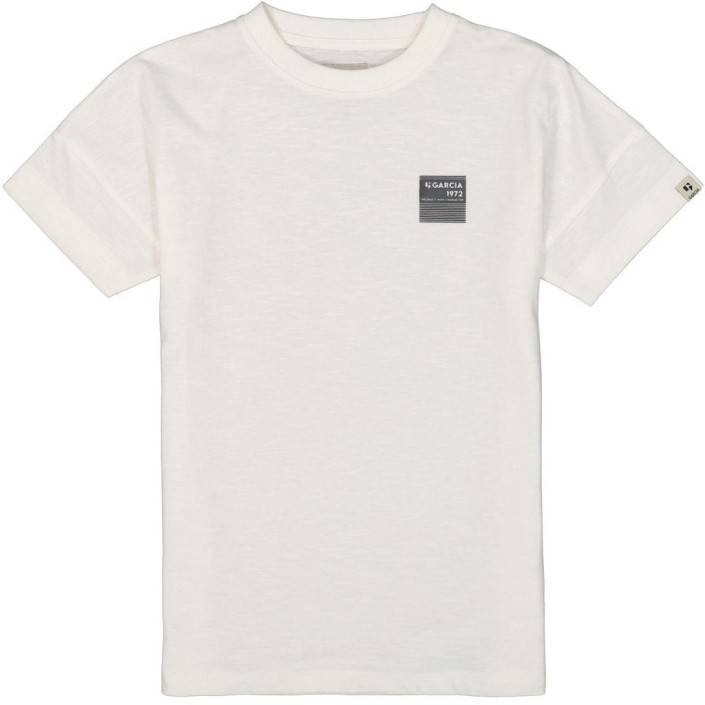 Garcia N43604_boys T-shirt ss 53-off white | Freewear N43604_boys T-shirt ss - www.freewear.nl - Freewear