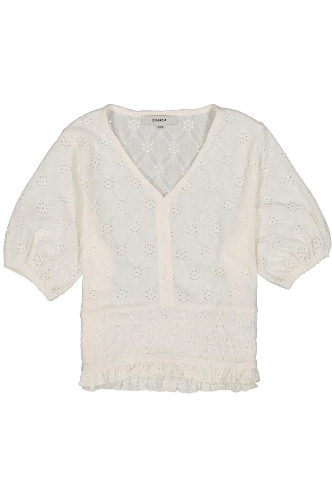 Gebroken witte top