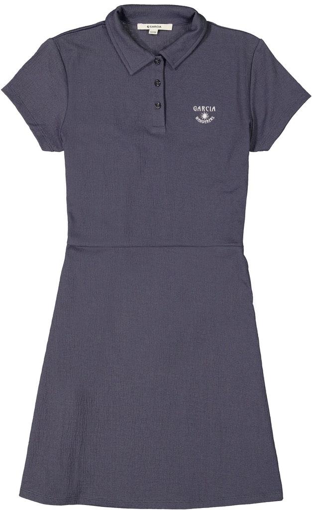 GARCIA Meisjes Jurk Blauw - Maat 128/134