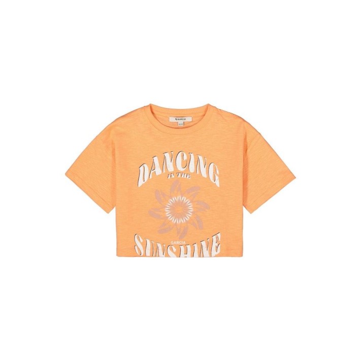 Garcia P42605_girls T-shirt ss 7219-citrus orange | Freewear P42605_girls T-shirt ss - www.freewear.nl - Freewear