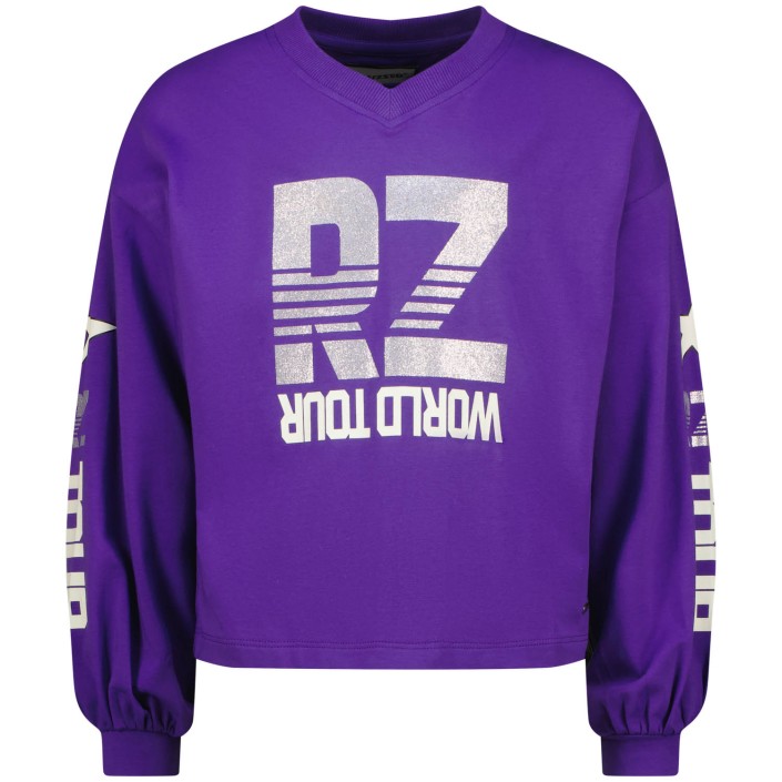 Raizzed Leah T-shirt Deep purple | Freewear Leah T-shirt - www.freewear.nl - Freewear