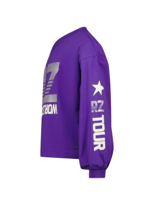 Raizzed Leah T-shirt Deep purple | Freewear Leah T-shirt - www.freewear.nl - Freewear