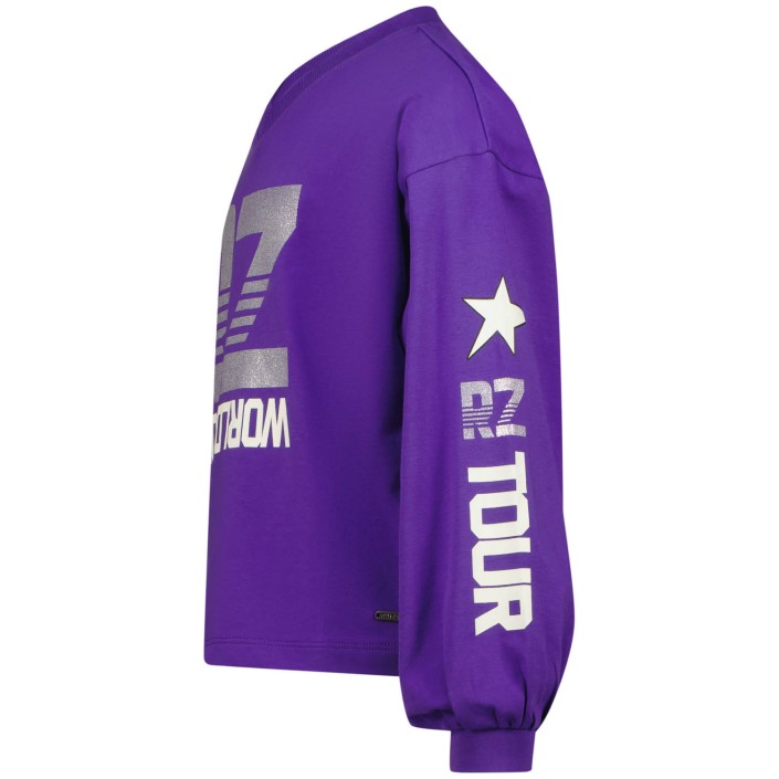 Raizzed Leah T-shirt Deep purple | Freewear Leah T-shirt - www.freewear.nl - Freewear