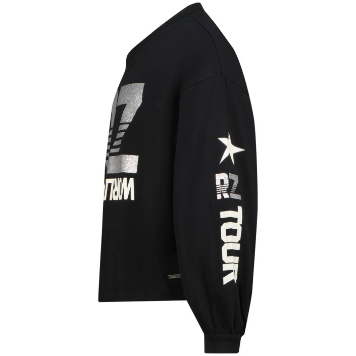 Raizzed Leah T-shirt Deep Black | Freewear Leah T-shirt - www.freewear.nl - Freewear