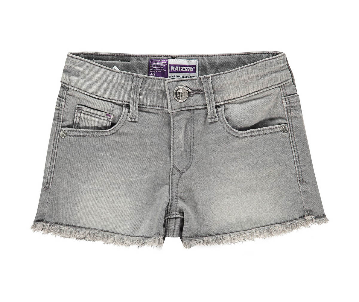 Raizzed Louisiana Jeans Meisjes - Broek - Lichtgrijs - Maat 176