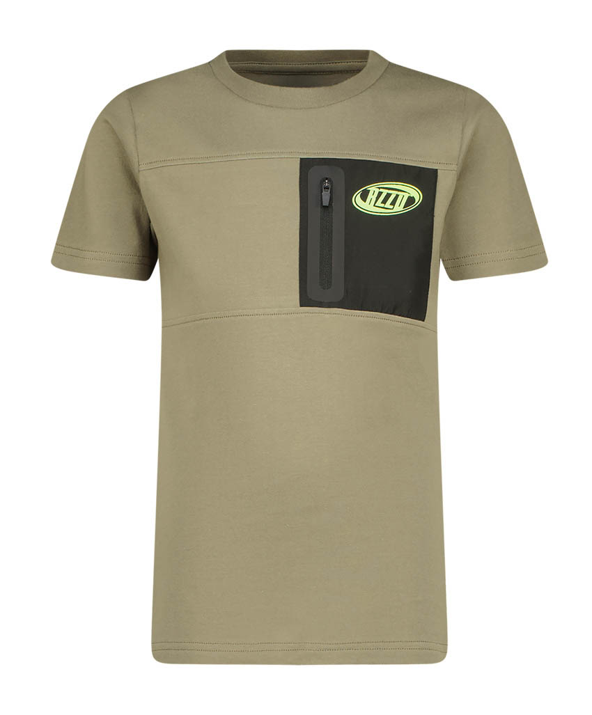 Raizzed Hon Jongens T-shirt - Dusty olive - Maat 152
