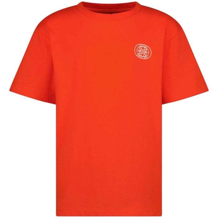 Raizzed Howell T-shirt Red orange | Freewear Howell T-shirt - www.freewear.nl - Freewear