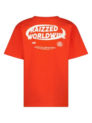 Raizzed Howell T-shirt Red orange | Freewear Howell T-shirt - www.freewear.nl - Freewear
