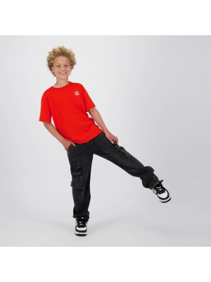 Raizzed Howell T-shirt Red orange | Freewear Howell T-shirt - www.freewear.nl - Freewear