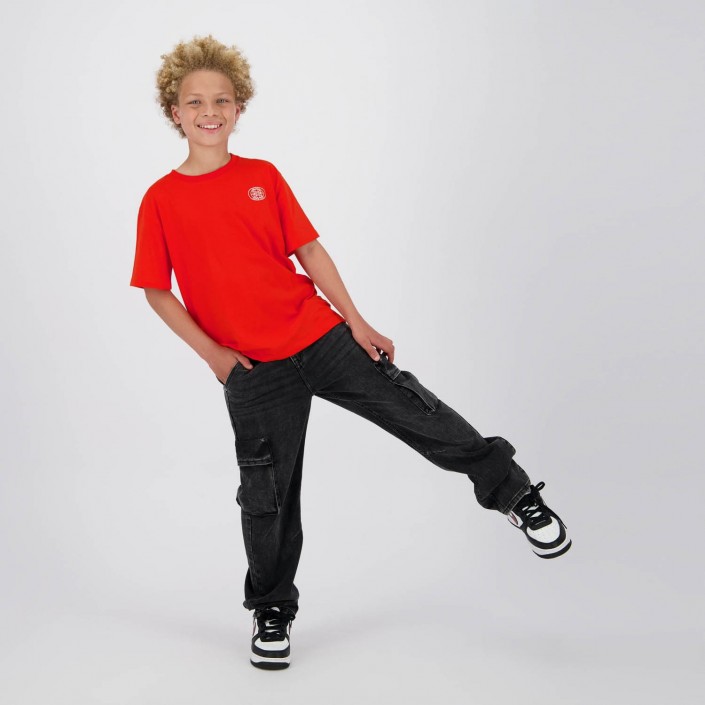 Raizzed Howell T-shirt Red orange | Freewear Howell T-shirt - www.freewear.nl - Freewear