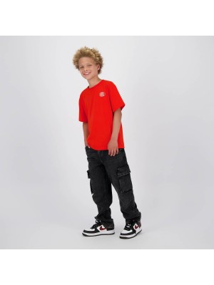 Raizzed Howell T-shirt Red orange | Freewear Howell T-shirt - www.freewear.nl - Freewear