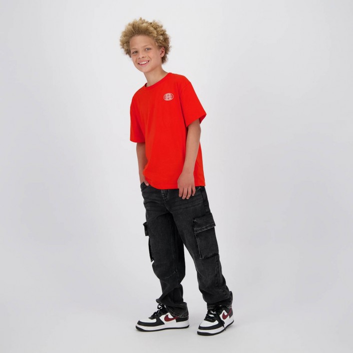 Raizzed Howell T-shirt Red orange | Freewear Howell T-shirt - www.freewear.nl - Freewear