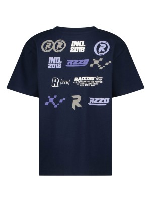 Raizzed Harton T-shirt Dark Blue | Freewear Harton T-shirt - www.freewear.nl - Freewear