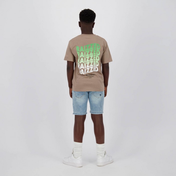 Raizzed Haw T-shirt Vintage brown | Freewear Haw T-shirt - www.freewear.nl - Freewear