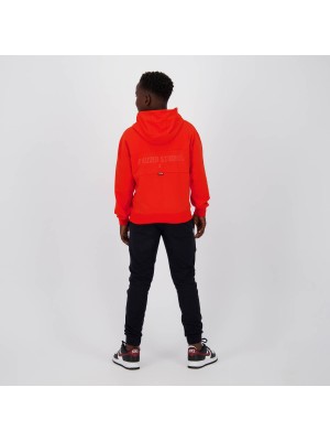 Raizzed Nashed Hoodie Red orange | Freewear Nashed Hoodie - www.freewear.nl - Freewear