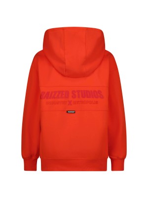 Raizzed Nashed Hoodie Red orange | Freewear Nashed Hoodie - www.freewear.nl - Freewear