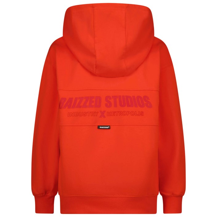 Raizzed Nashed Hoodie Red orange | Freewear Nashed Hoodie - www.freewear.nl - Freewear