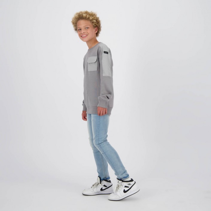 Raizzed Nashua Sweater Firm grey | Freewear Nashua Sweater - www.freewear.nl - Freewear
