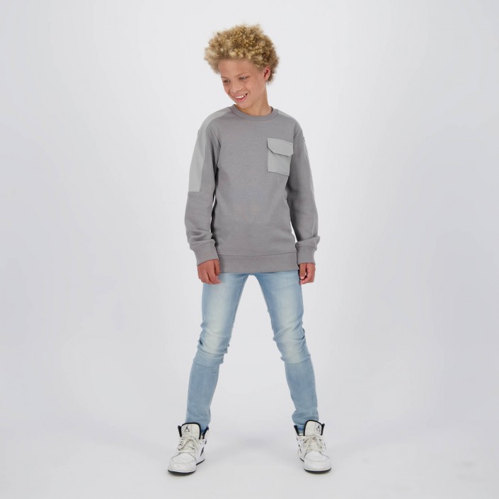 Raizzed Nashua Sweater Firm grey | Freewear Nashua Sweater - www.freewear.nl - Freewear