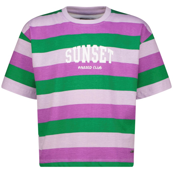 Raizzed Farah T-shirt Wave lilac | Freewear Farah T-shirt - www.freewear.nl - Freewear