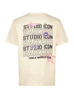 Raizzed Safia T-shirt Butter cream | Freewear Safia T-shirt - www.freewear.nl - Freewear