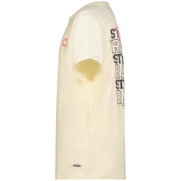 Raizzed Safia T-shirt Butter cream | Freewear Safia T-shirt - www.freewear.nl - Freewear