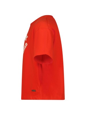 Raizzed Faya T-shirt Flame Red | Freewear Faya T-shirt - www.freewear.nl - Freewear