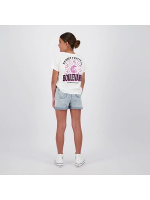 Raizzed Kiara T-shirt Real White | Freewear Kiara T-shirt - www.freewear.nl - Freewear