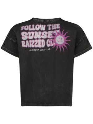 Raizzed Kiara T-shirt Washed black | Freewear Kiara T-shirt - www.freewear.nl - Freewear