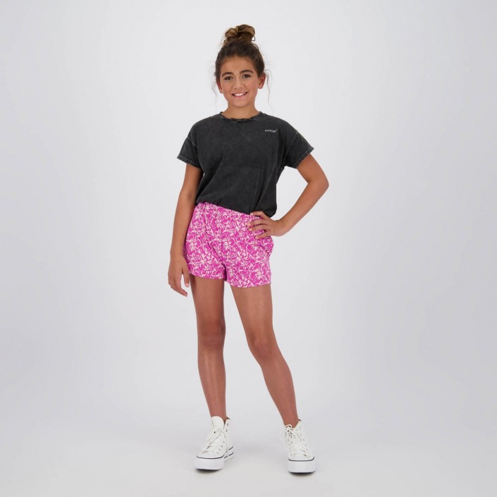 Raizzed Kiara T-shirt Washed black | Freewear Kiara T-shirt - www.freewear.nl - Freewear