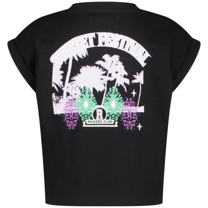 Raizzed Julot t-shirt Deep Black | Freewear Julot t-shirt - www.freewear.nl - Freewear