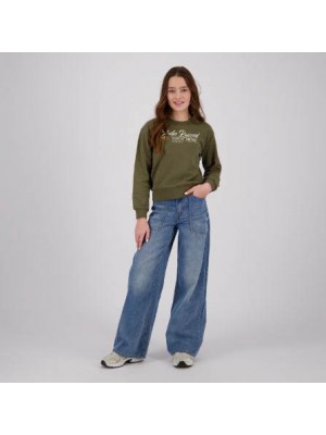 Raizzed Ki Line Sweater Army Green | Freewear Ki Line Sweater - www.freewear.nl - Freewear
