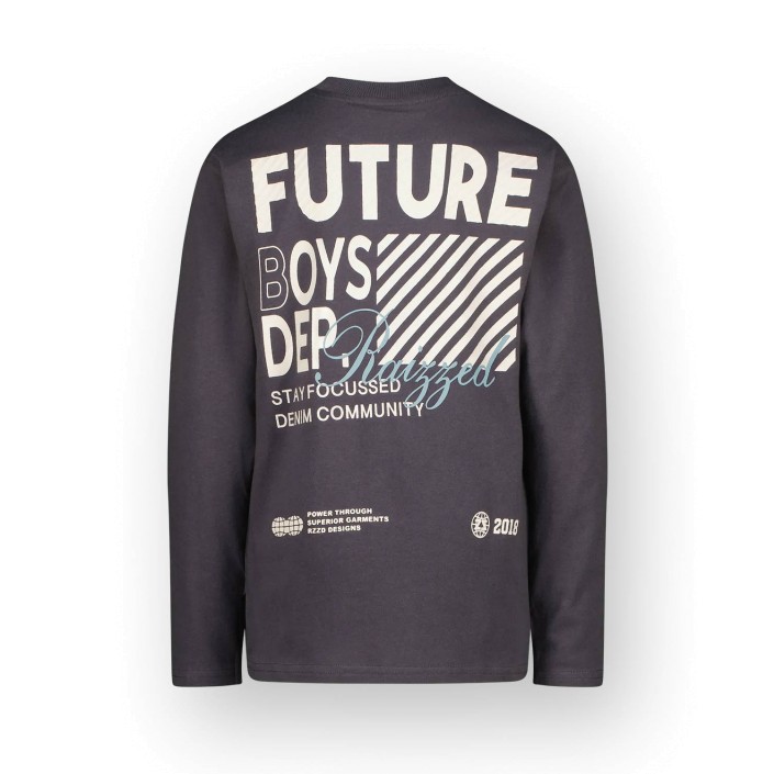 Raizzed Jiston Shirt Grey black | Freewear Jiston Shirt - www.freewear.nl - Freewear