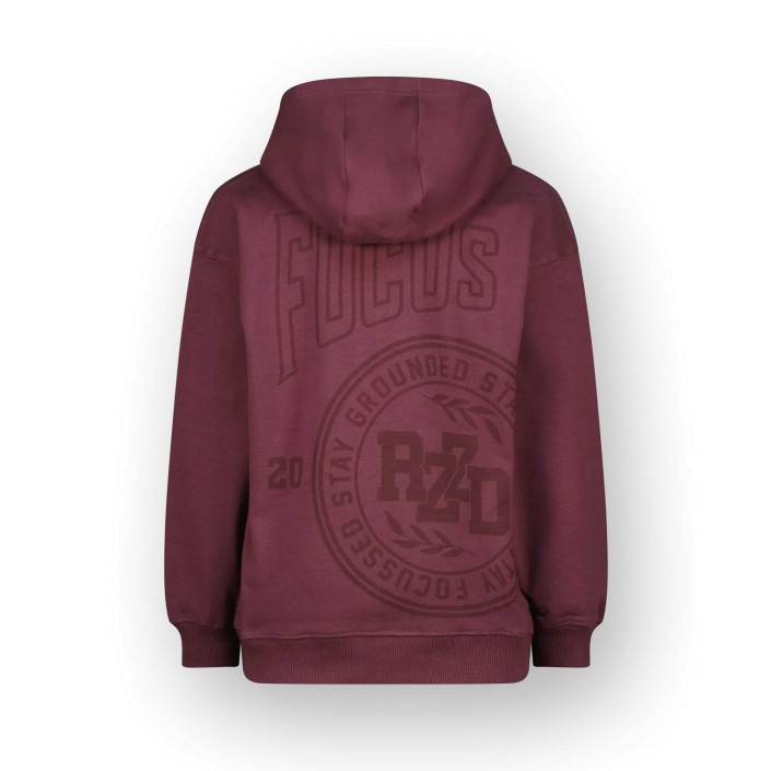 Raizzed Nai  Sweater Plum red | Freewear Nai  Sweater - www.freewear.nl - Freewear