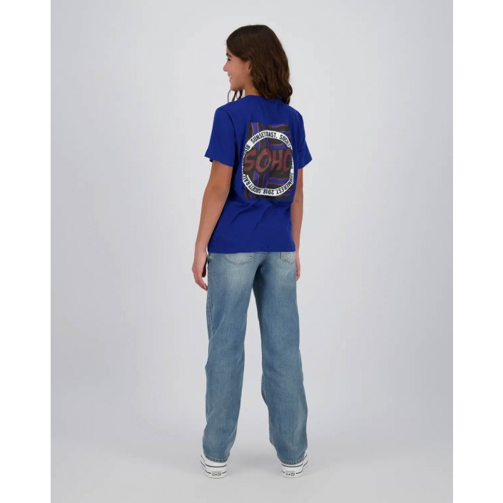 Raizzed Tesa T-shirt Web blue | Freewear Tesa T-shirt - www.freewear.nl - Freewear