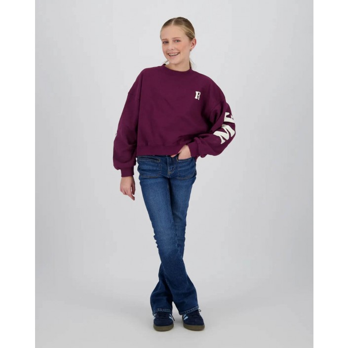 Raizzed Sabina Sweater Dark grape | Freewear Sabina Sweater - www.freewear.nl - Freewear