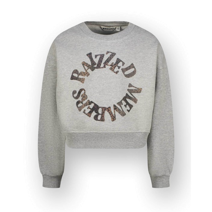 Raizzed Sifra Sweater Grey Mele | Freewear Sifra Sweater - www.freewear.nl - Freewear