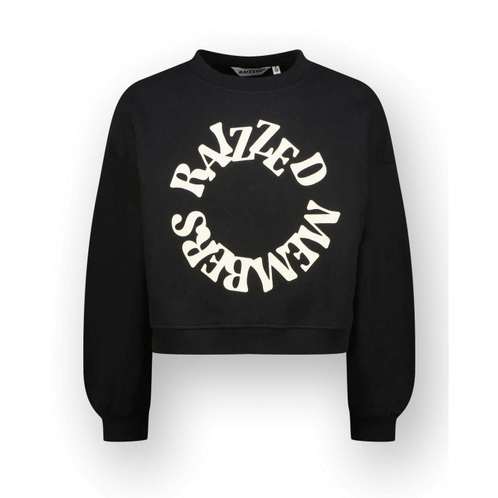 Raizzed Sifra Sweater Deep Black | Freewear Sifra Sweater - www.freewear.nl - Freewear