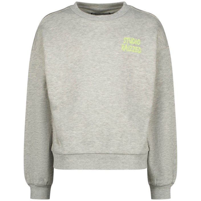 Raizzed Cela Sweater Light Grey Melee | Freewear Cela Sweater - www.freewear.nl - Freewear