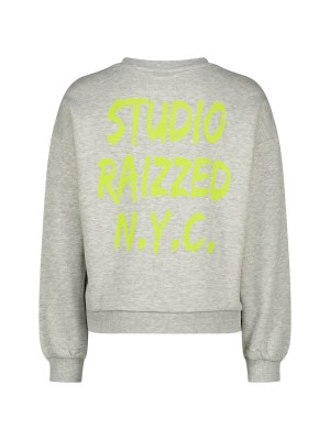 Raizzed Cela Sweater Light Grey Melee | Freewear Cela Sweater - www.freewear.nl - Freewear