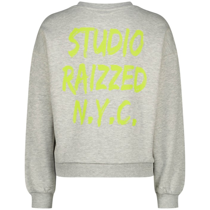 Raizzed Cela Sweater Light Grey Melee | Freewear Cela Sweater - www.freewear.nl - Freewear