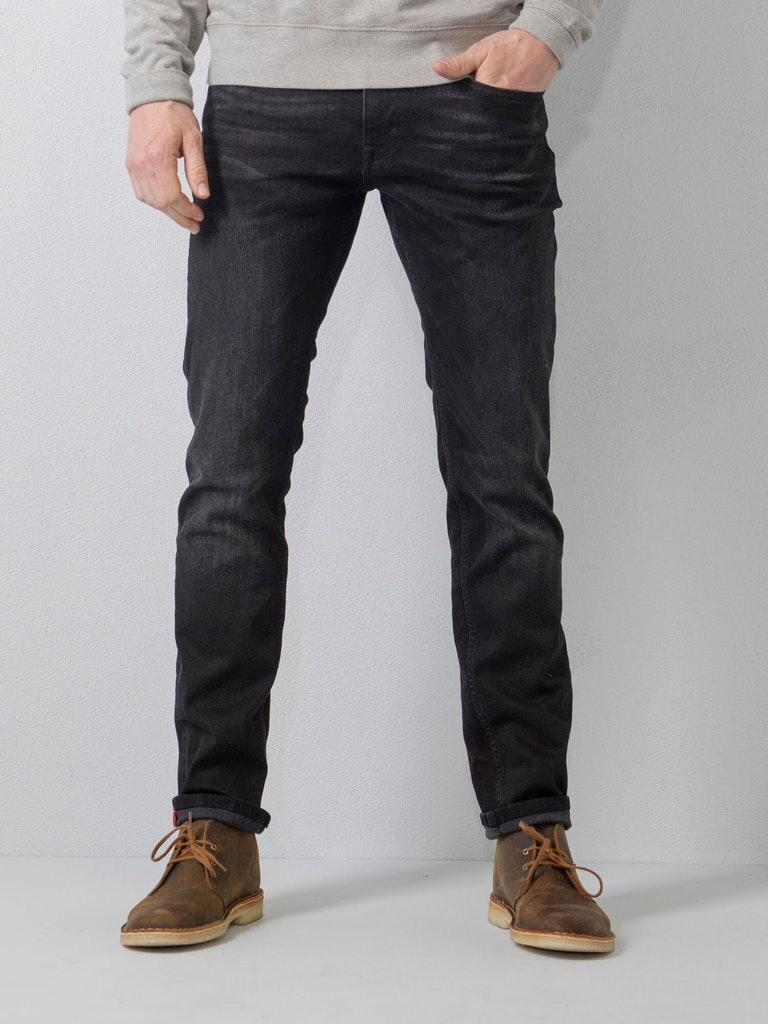 Petrol Industries / Straight fit jeans Denim Tapered Regular Straight Fit in zwart