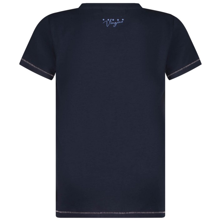 Vingino Ki Hetty T-shirt Navy Blazer | Freewear Ki Hetty T-shirt - www.freewear.nl - Freewear