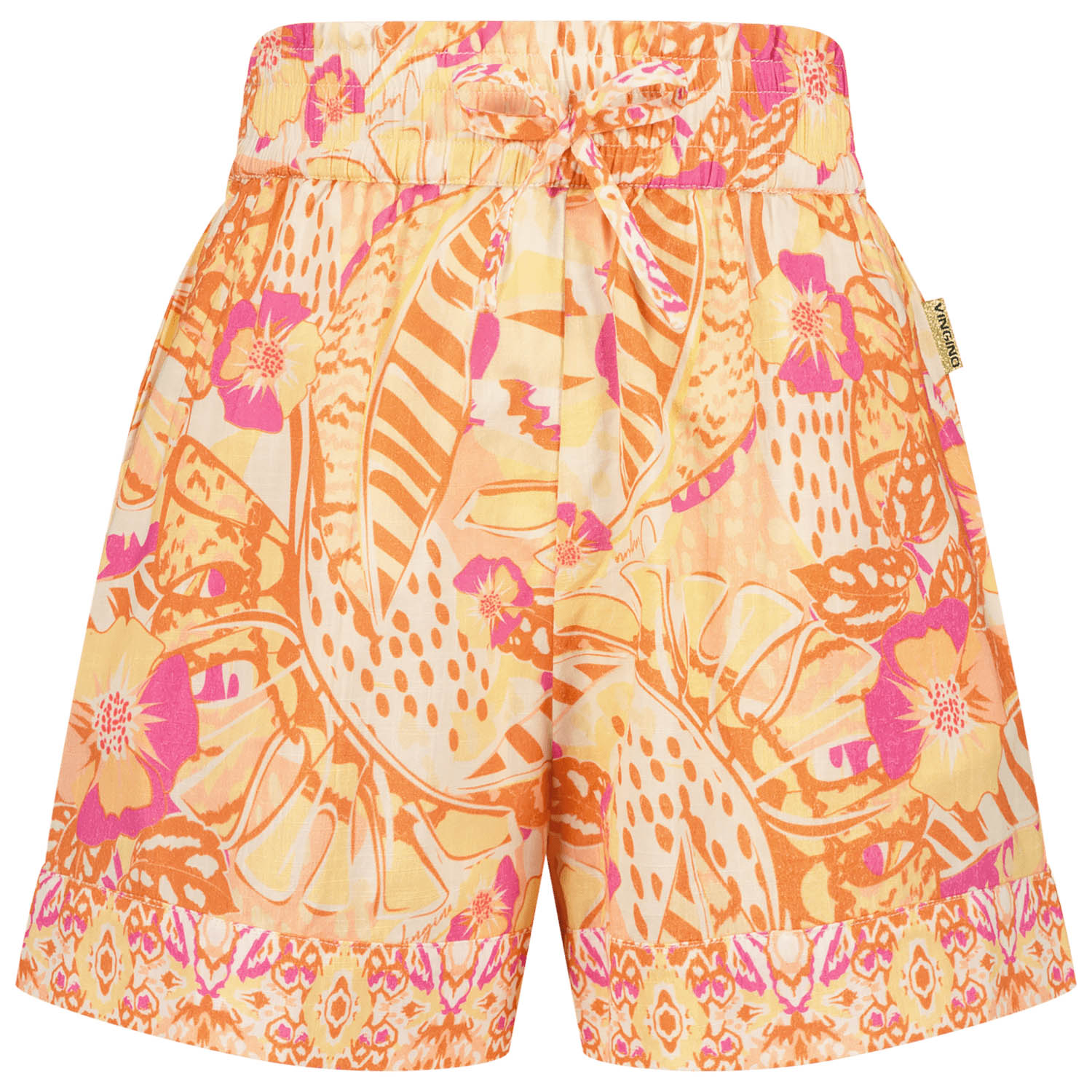 Vingino Short Rondha Meisjes Broek - Sunset coral - Maat 152