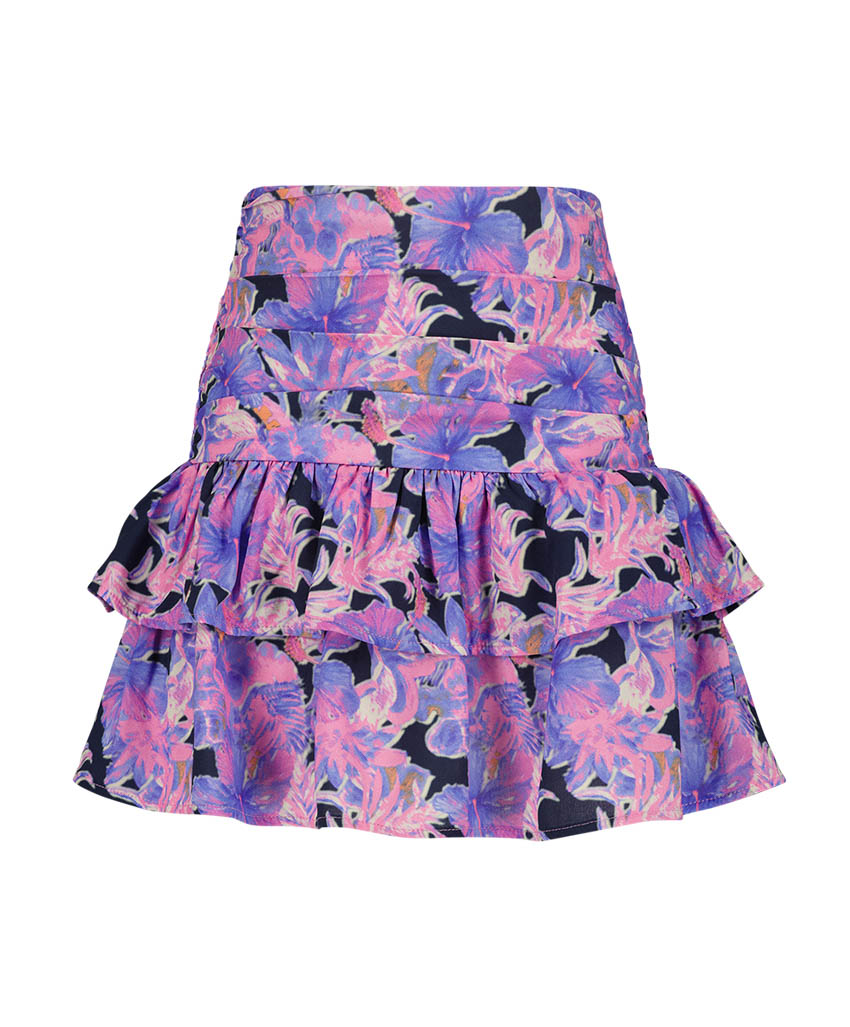 Vingino Midi Skirt Qanieke Meisjes Rok - Navy Blazer - Maat 140