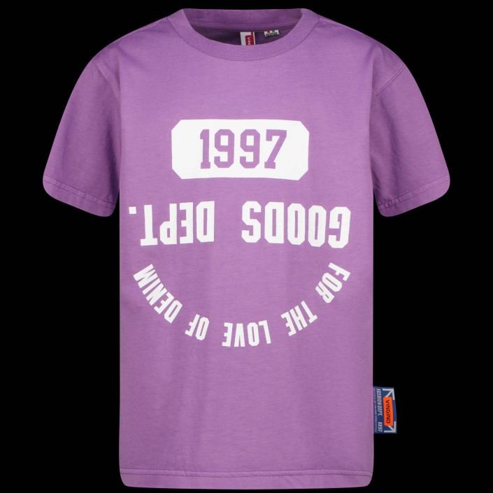 Vingino Haco T-shirt True purple | Freewear Haco T-shirt - www.freewear.nl - Freewear