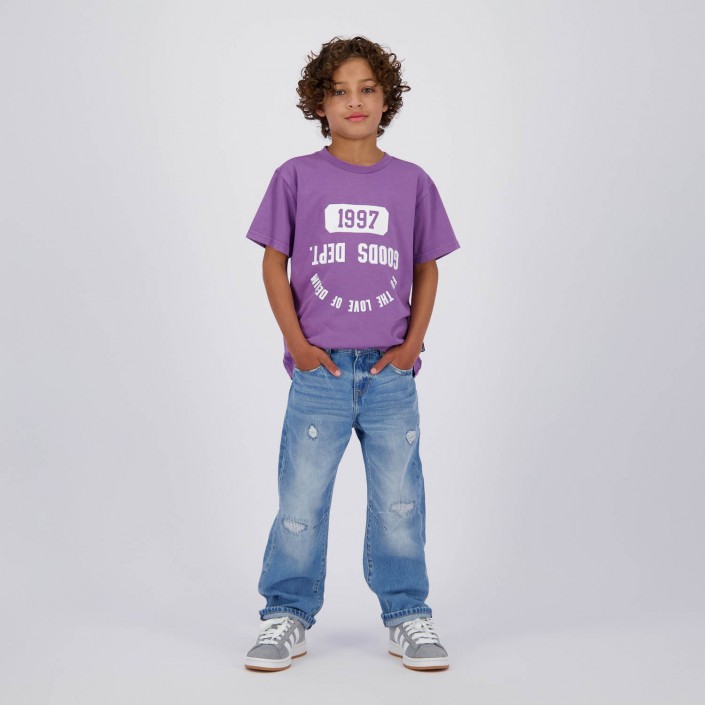 Vingino Haco T-shirt True purple | Freewear Haco T-shirt - www.freewear.nl - Freewear