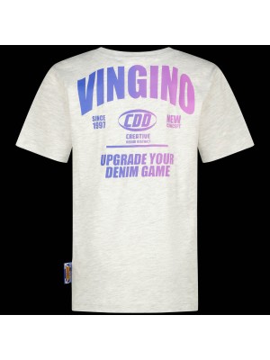 Vingino Hady  T-shirt Fearless grey melee | Freewear Hady  T-shirt - www.freewear.nl - Freewear