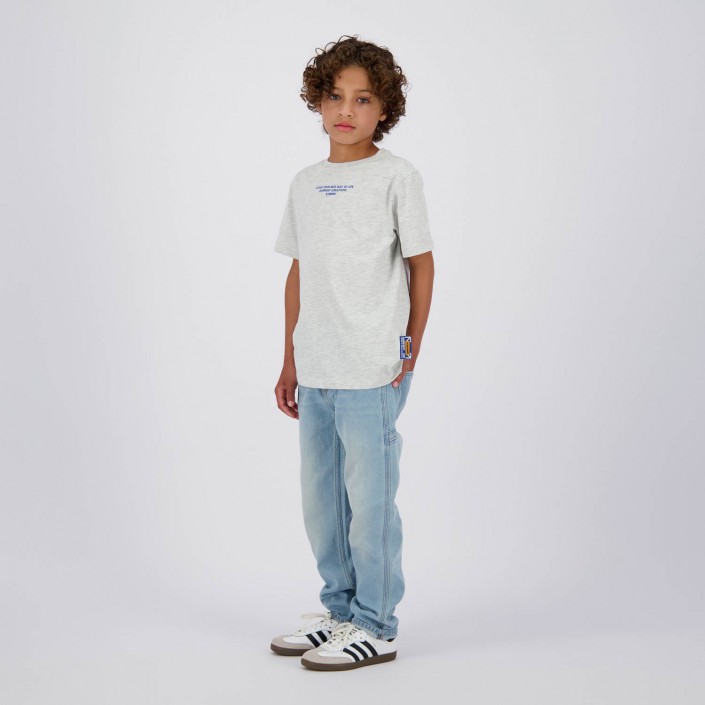 Vingino Hady  T-shirt Fearless grey melee | Freewear Hady  T-shirt - www.freewear.nl - Freewear