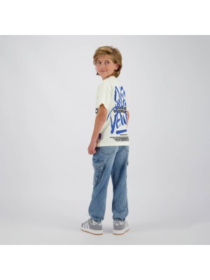 Vingino Humach T-shirt Sunlight white | Freewear Humach T-shirt - www.freewear.nl - Freewear